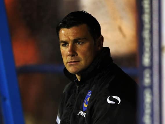 Richie Barker oversaw a disastrous three-and-a-half month spell at Pompey - but was a 'brilliant' assistant manager according to Ricky Holmes. Picture: Joe Pepler