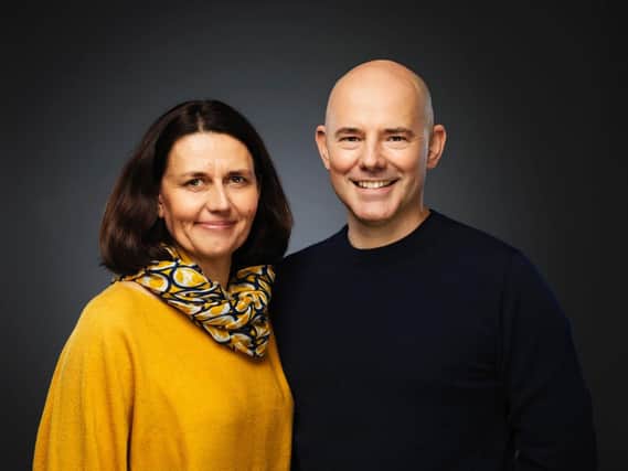 Chichester Festival Theatre's Kathy Bourne (Executive Director) and Daniel Evans (Artistic Director) Photo Seamus Ryan