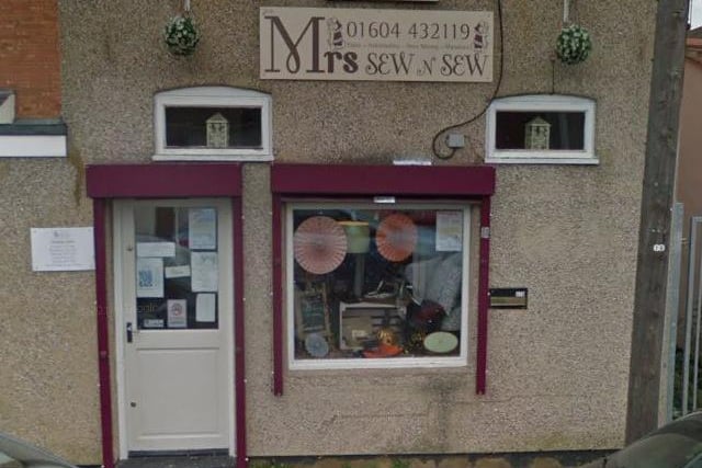 Mrs Sew 'n' Sew is hoping to reopen in the second week of June. While the shop has been closed, the sewers have been making face coverings which can be ordered at mrssew-n-sew-co.uk, with a 1 from each mask donated to a local NHS charity. Photo: Google