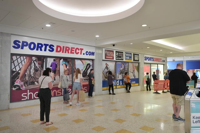 Outside Sports Direct in The Beacon