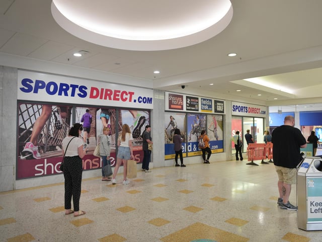 Outside Sports Direct in The Beacon