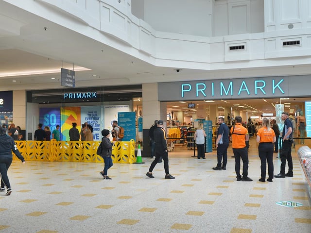 Outside Primark in The Beacon