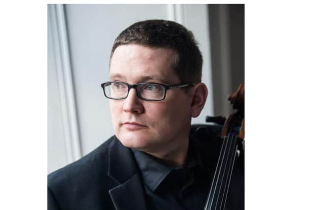 Cellist Ben Rogerson