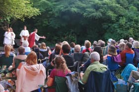 Rainbow Shakespeare in more outdoor days