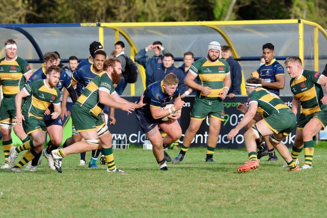 Action from Worthing' Raiders' 34-32 National two south win over Barnes at Roundstone Lane / Picture: Stephen Goodger