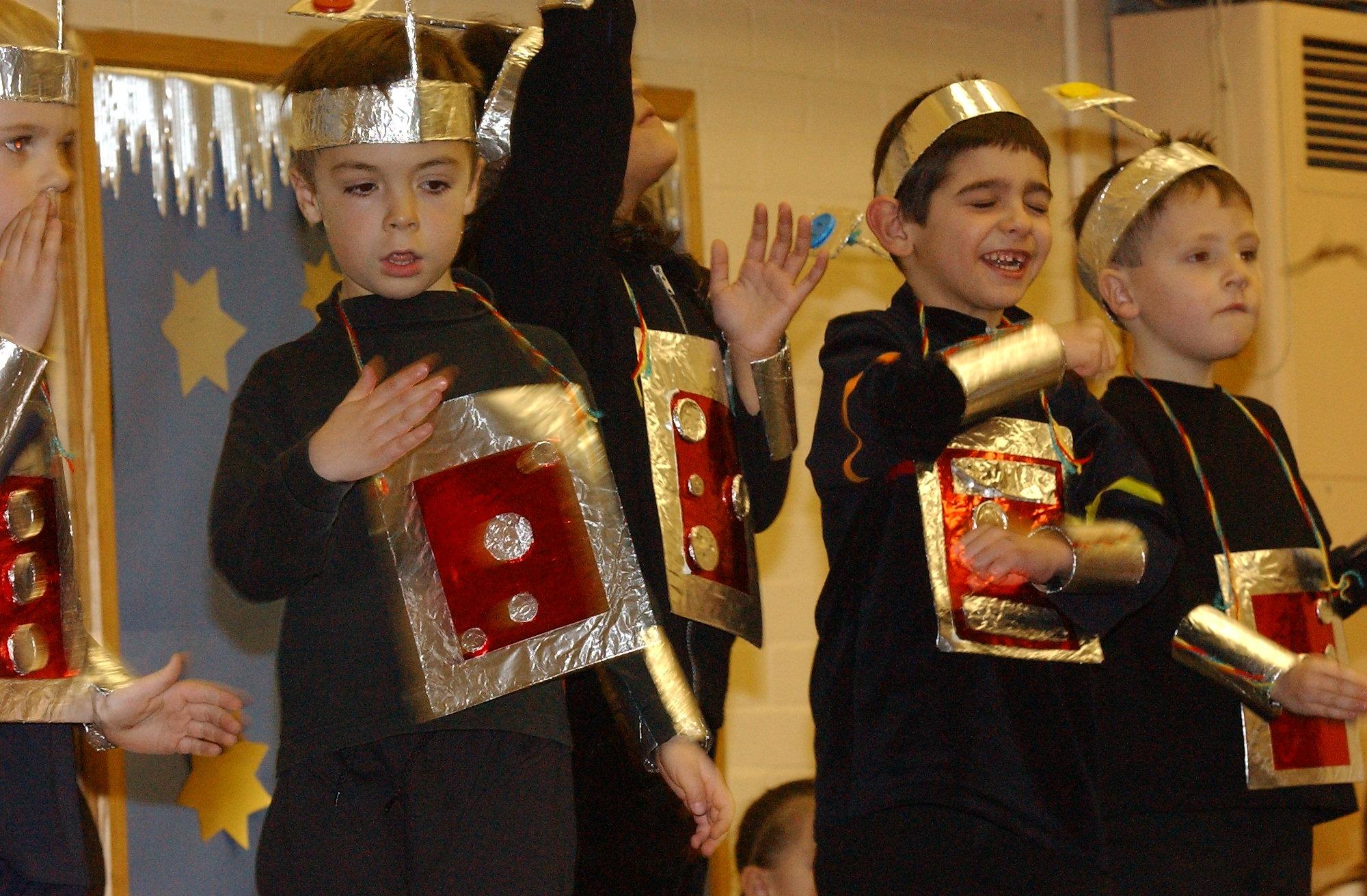 Sacred Heart primary pupils in Bretton,  perform their christmas nativity for parents.