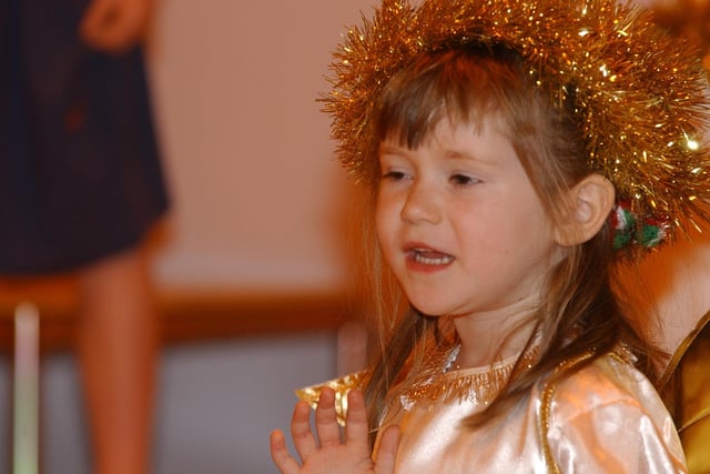 Pupils at Heritage Park Primary School (Park Farm) perform their Nativity Play.