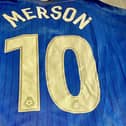 A signed Paul Merson shirt - owned by Paul Sexstone, who's among those to vote Merse their favourite Pompey midfielder of all-time