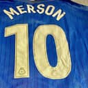 A signed Paul Merson shirt - owned by Paul Sexstone, who's among those to vote Merse their favourite Pompey midfielder of all-time