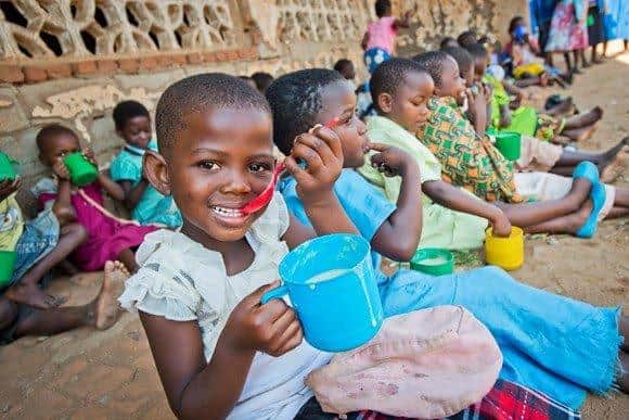 Move For Meals campaign helps hungry children in some of the world's poorest countries.