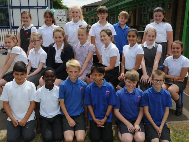 Orton Wistow primary school year 6 leavers Y617 EMN-170308-134556001