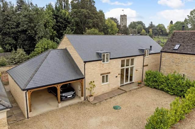Four bedroom house for sale in Elton village, near Peterborough. All photos: Zoopla