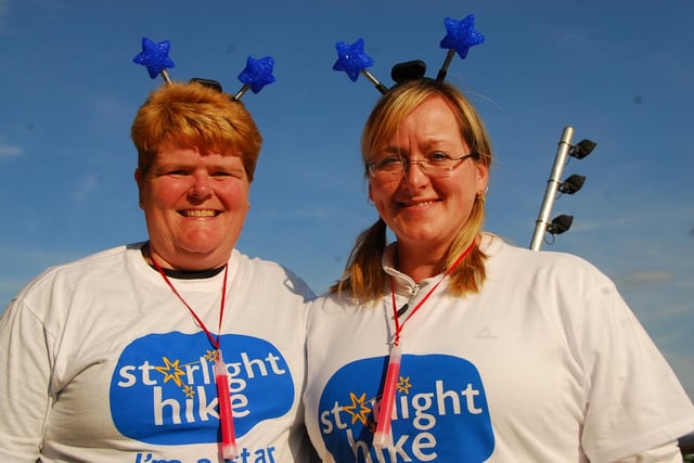 Sue Ryder Starlight Hike 2013 patricipants Tracey Baxter and Pam McNamara ENGEMN00120130526213448