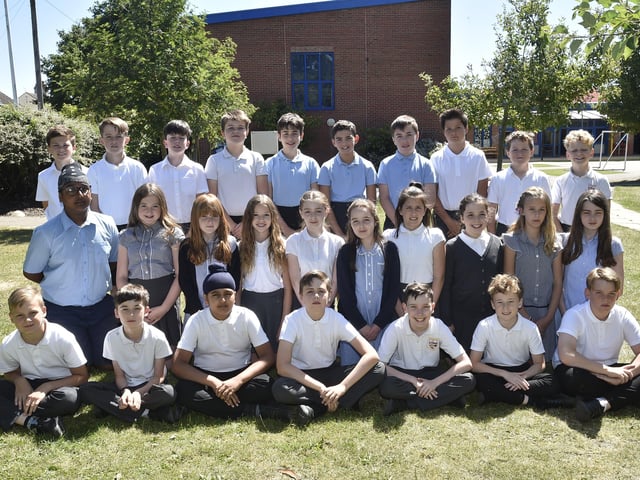 Newborough primary school year 6 class Y618 EMN-180622-184802009