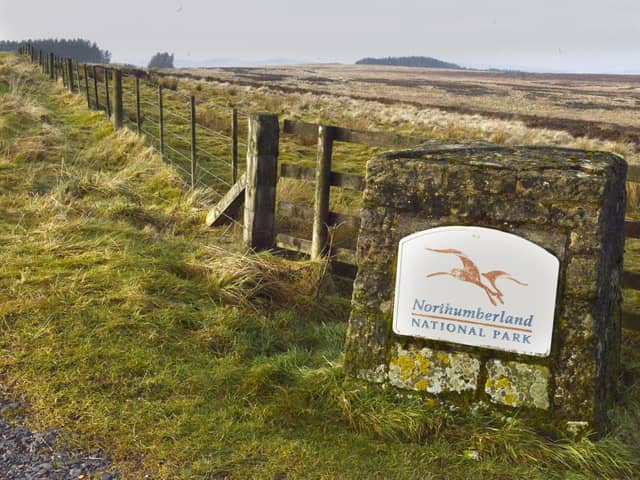 he Northumberland National Park covers an area of 405 square miles between the Scottish border in the north to just south of the UNESCO World Heritage site, Hadrian’s Wall.