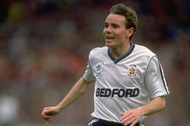 Winger netted as Luton beat Leeds United 1-0 in Division One, then notching in the 1-1 Rumbelows Cup draw at Bradford City. Found the net in the 1-1 FA Cup draw with West Ham, also scoring in the Zenith Data Systems Cup for good measure.