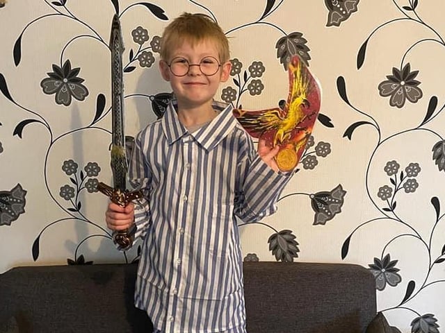 Brodie Belton, 6, as Prince Alfred from The Beast of Buckingham Palace