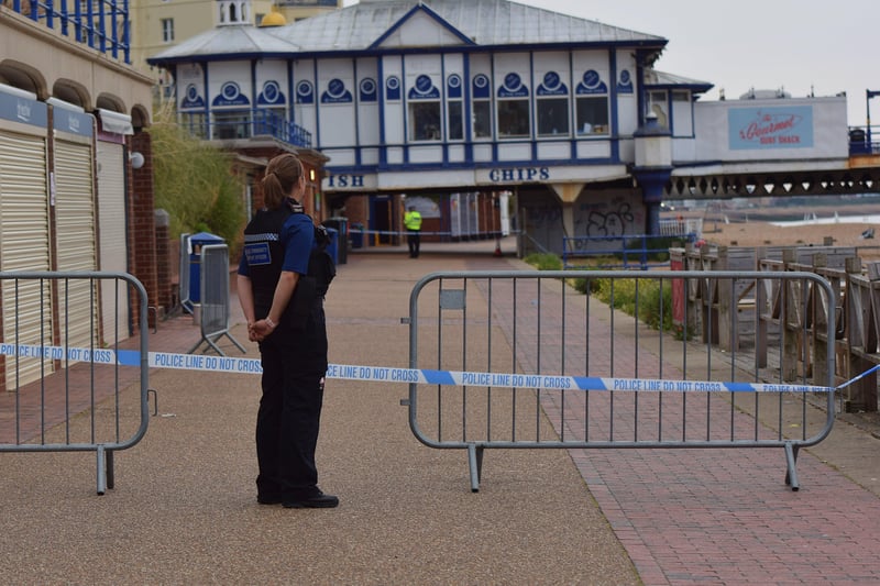 The incident happened between the pier and Bandstand
