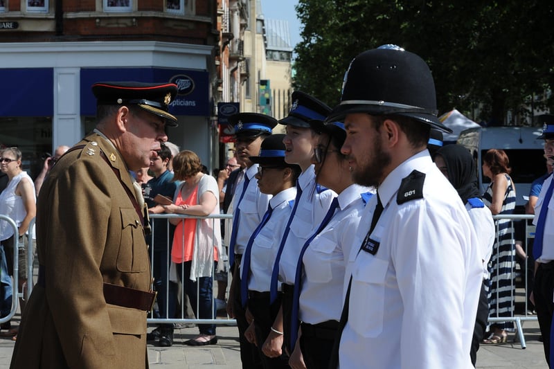 Armed Forces Day parade and inspection at the City Centre EMN-190629-232429009