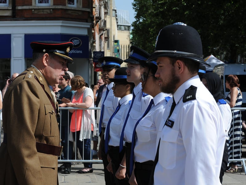 Armed Forces Day parade and inspection at the City Centre EMN-190629-232429009