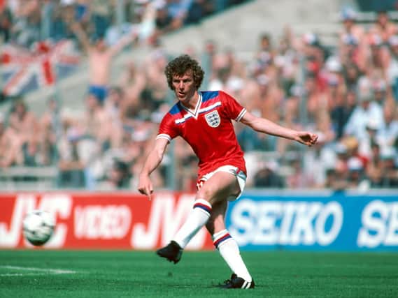Graham Rix - who of course later managed Pompey - in action for England against France at the 1982 World Cup / Picture: Getty