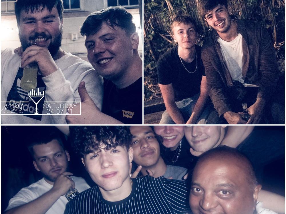 The first Saturday night out (July 24) at NB's since March 2020. Photo: Disco Henry