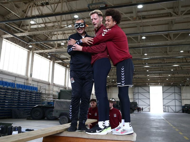 Fraser Horsfall, Shaun McWilliams and Colin Calderwood.