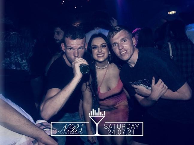 This was the first Saturday (July 24) night out at NB's since March 2020. Photo: Disco Henry