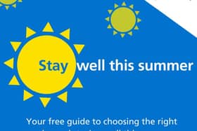 Advice includes staying safe in the sun, information on preparing for a trip away and self-care, including how to look after your mental health