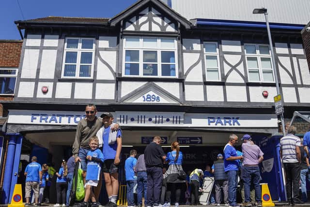 Fans back where they belong - at Fratton Park last Saturday / Picture: Jason Brown