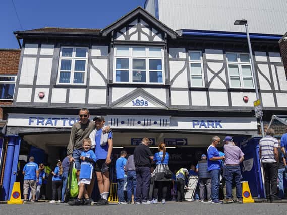 Fans back where they belong - at Fratton Park last Saturday / Picture: Jason Brown