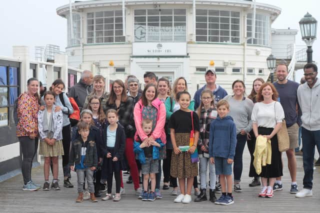 The launch of the EPIC Project's new Worthing Pier exhibition, featuring photographs taken of the recently-opened Sompting Brooks river trail and the wildlife it supports