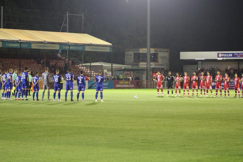 There was a minute's applause for Jimmy Greaves