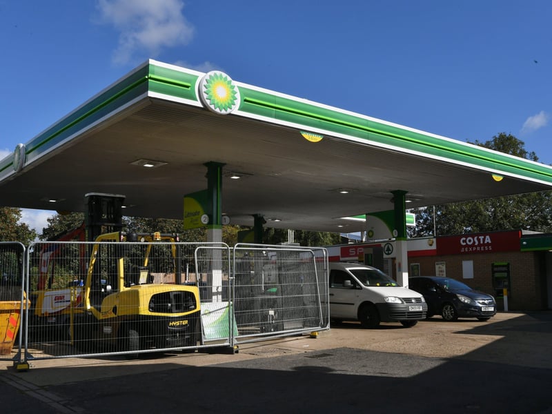 BP Garage, St John's street.