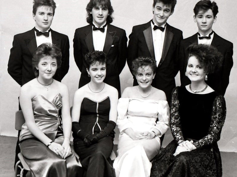 Seated, from left, are Colette Gormley, Nicola Bonner, Catherine McCauley and Orla McMonagle. Standing are Kevin McDermott, Michael McCartney, Jason Irwin and David Doherty.