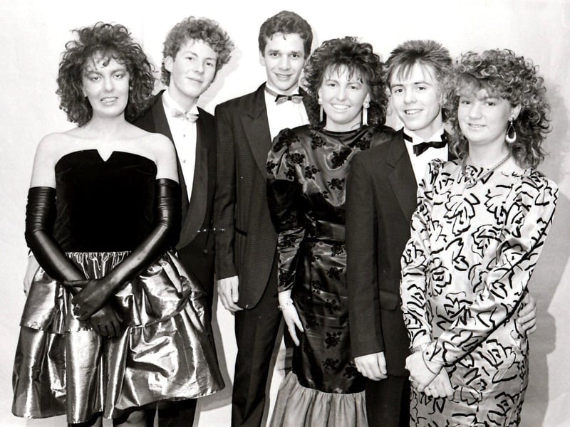 From left are Mary Jo Doherty, Conal Doherty, Sean Gallagher, Fiona Mullan, Patrick McLaughlin and Carol McKeever.