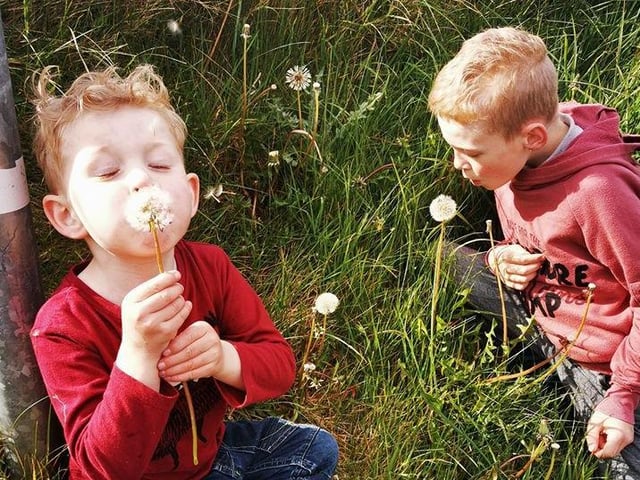 Tricia Barr: "Kids trying to find out what time it is".