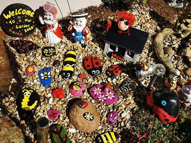 Tricia Barr: "Family time - we made a bug garden".