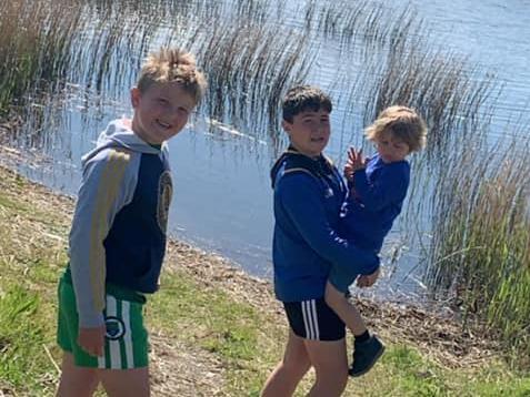 Shauna McKeegan: "Evening walks with my boys"