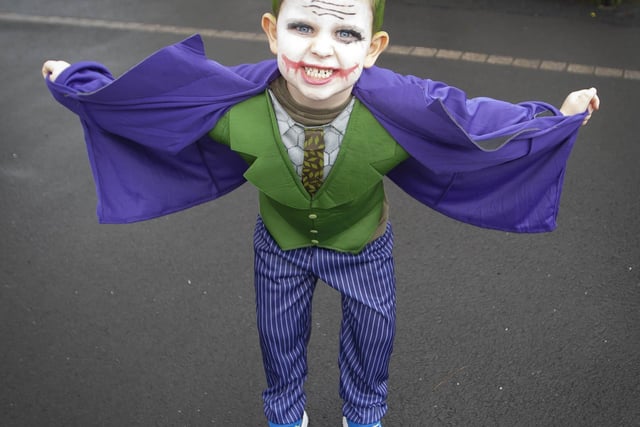 P3 pupil Odhran Thompson poses for a photo.
