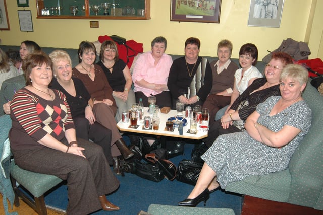 Enjoying the Larne RBL Women's Section 80th anniversary night in 2007.