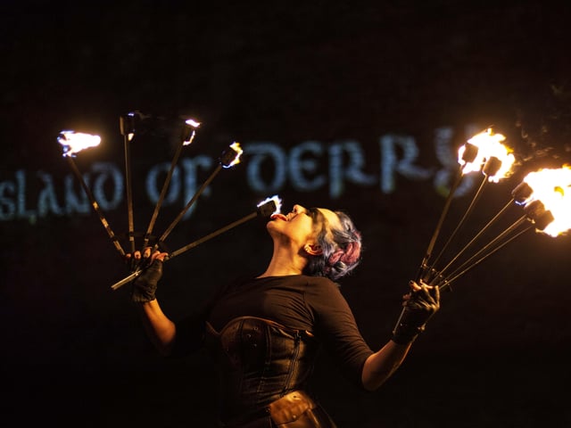 Illuminate the City. The Island of Derry. Photography Lorcan Doherty