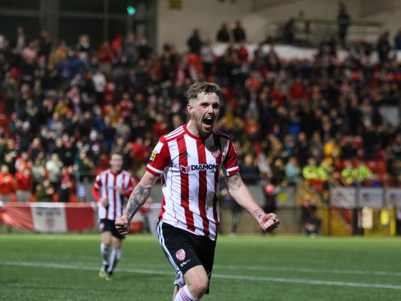 Jamie McGonigle, with a full preseason will be a frightening prospect for opposition defences coming in off the left alongside Duffy and McEleney.