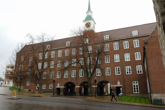 The Castle, the Winchester headquarters of Hampshire County Council