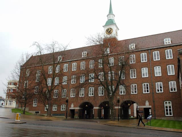 The Castle, the Winchester headquarters of Hampshire County Council