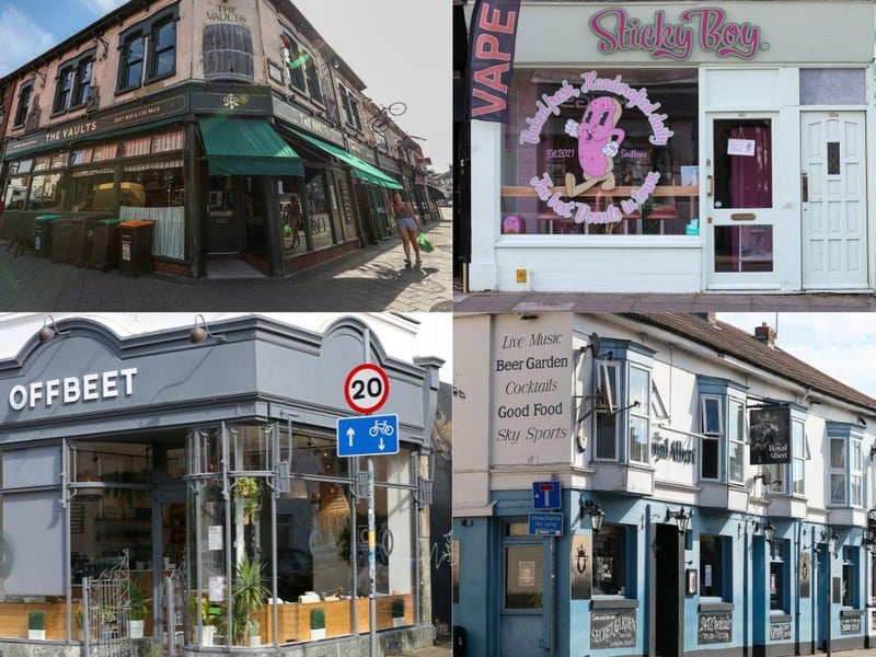 Here are 31 restaurants, pubs and cafes that can be found in Albert Road.
