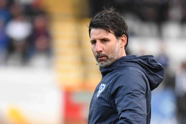 Pompey boss Danny Cowley. Picture: Dennis Goodwin/ProSportsImages