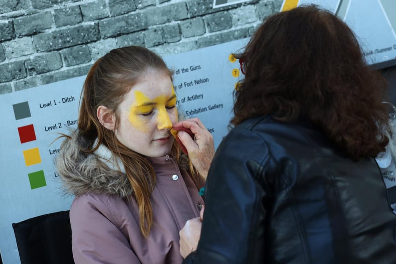 Half term farm visiting Fort Nelson in Portsmouth, Hampshire.
Pictured is action from the event.
Monday 12th February 2024.
Picture: Sam Stephenson.