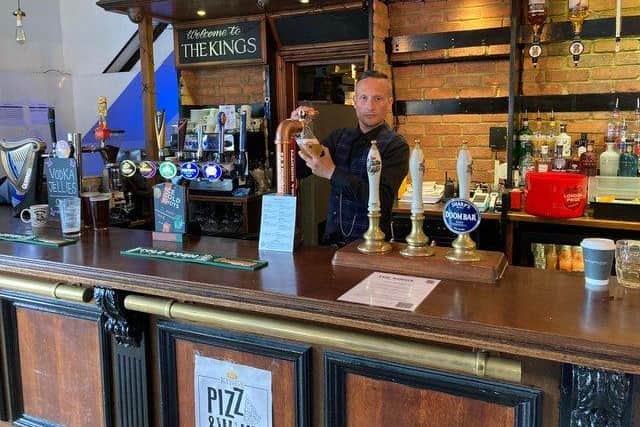 Sean Muns, manager of The Kings on Albert Road