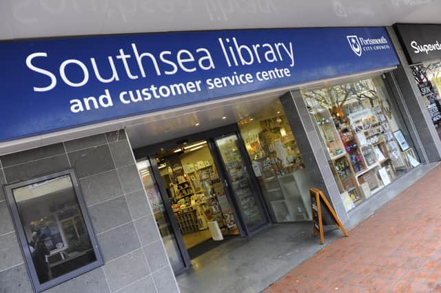 Southsea Library in Palmerston Road, Southsea. Picture by: Malcolm Wells (180219-6878)